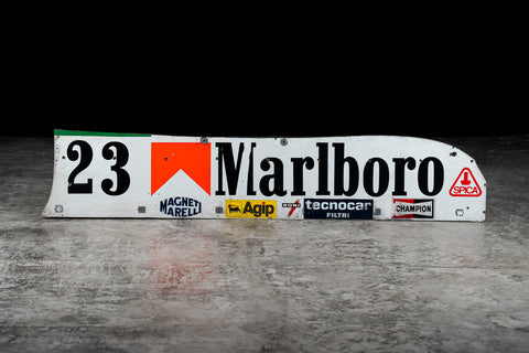 1981 Alfa Romeo turbocharged sidepod. / Pancia laterale Alfa Romeo turbo 1981