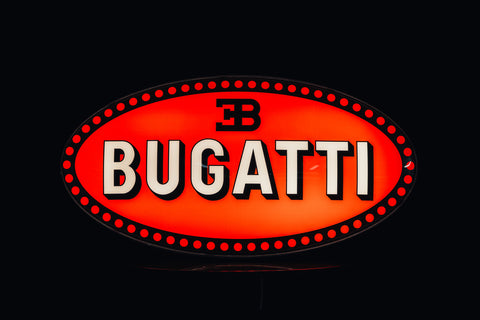 Bugatti Illuminated Sign