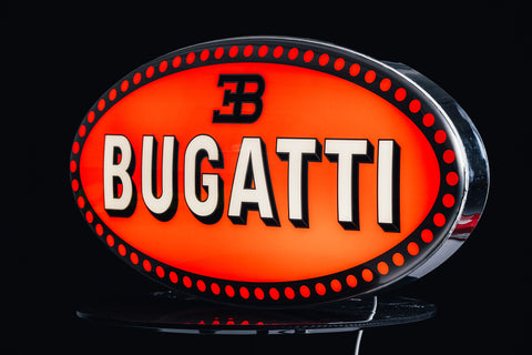 Bugatti Illuminated Sign