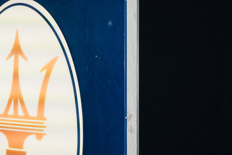 Maserati XXL Illuminated Sign 1980