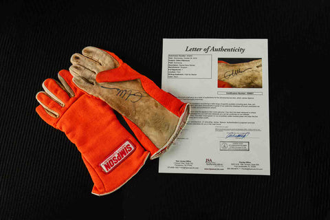 Gilles Villeneuve Signed Gloves