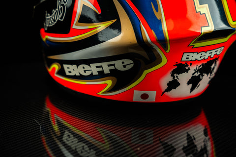 Max Biaggi Race Used Helmet