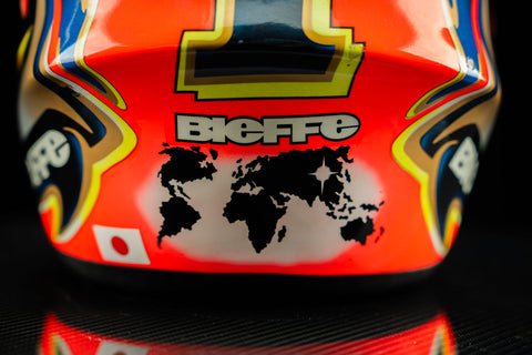 Max Biaggi Race Used Helmet