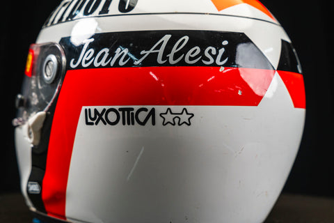 Jean Alesi Ferrari Race Used Helmet