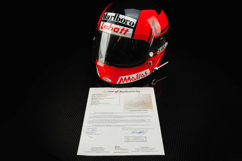 Gilles Villeneuve Replica Helmet Signed