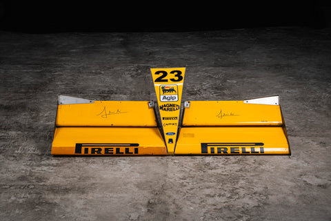 Alette anteriori Minardi F1 autografate