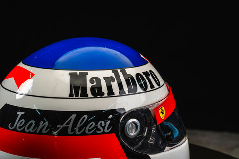 Jean Alesi Ferrari Race Used Helmet