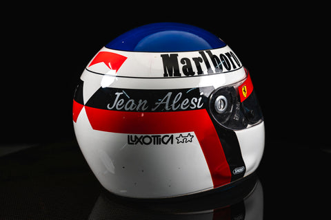 Jean Alesi Ferrari Race Used Helmet