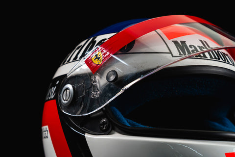 Jean Alesi Ferrari Race Used Helmet