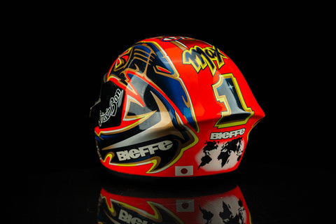 Max Biaggi Race Used Helmet