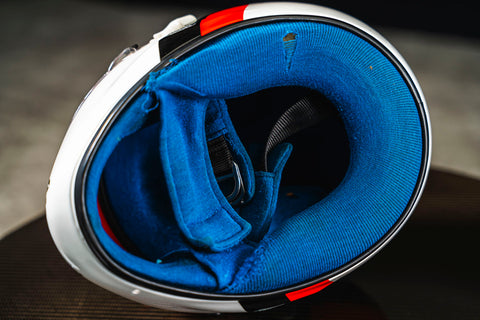 Jean Alesi Ferrari Race Used Helmet