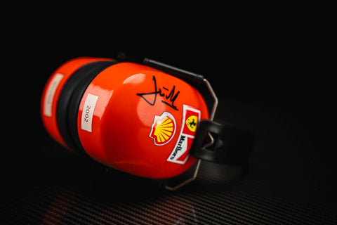 Michael Schumacher Signed Headphones