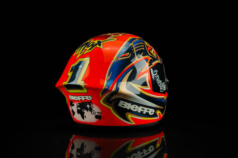 Max Biaggi Race Used Helmet