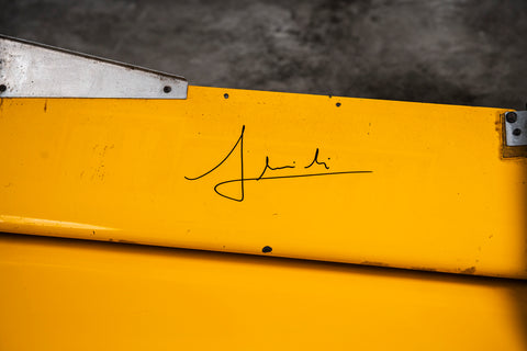 Alette anteriori Minardi F1 autografate
