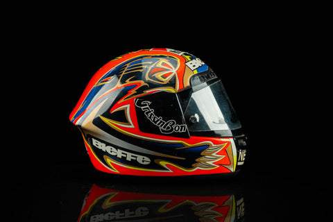 Max Biaggi Race Used Helmet