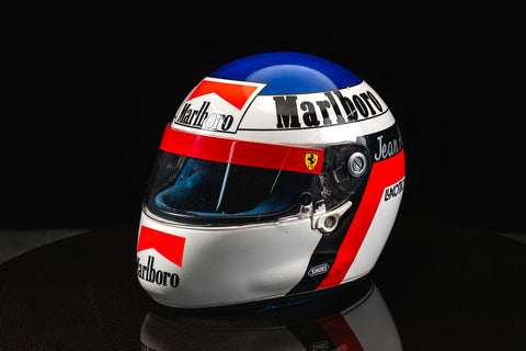 Jean Alesi Ferrari Race Used Helmet