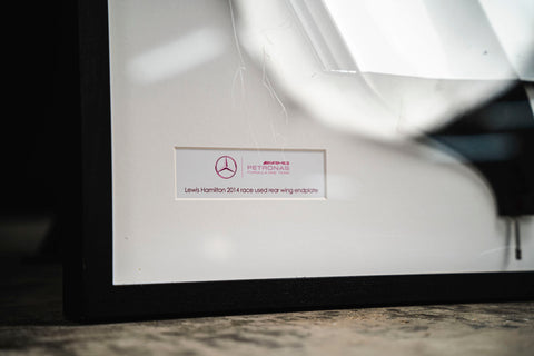 Lewis Hamilton 2014 Mercedes Endplate