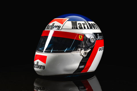 Jean Alesi Ferrari Race Used Helmet