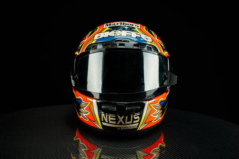 Max Biaggi Race Used Helmet