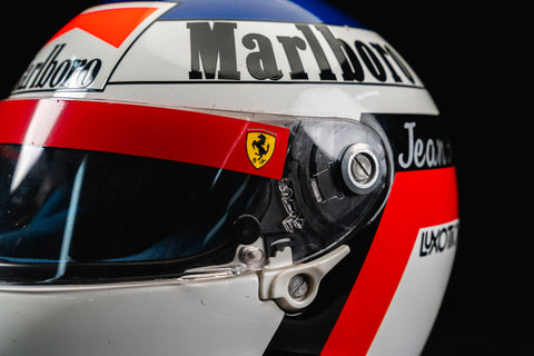 Jean Alesi Ferrari Race Used Helmet