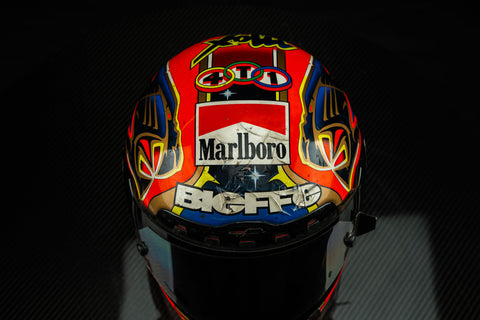 Max Biaggi Race Used Helmet