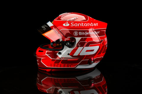Charles Leclerc Bell HP77 official helmet replica