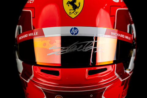 Bell HP77 Replica Helmet with Charles Leclerc's signature