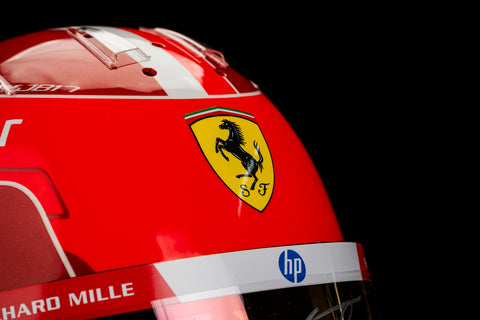 2024 Bell HP77 helmet replica with signature of Charles Leclerc