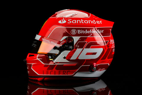 Bell HP77 helmet signed by Charles Leclerc