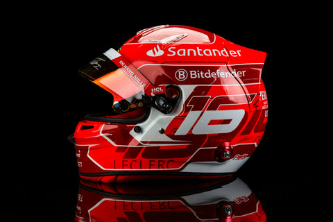2024 Formula 1 helmet signed by Charles Leclerc