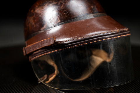 Original Phil Hill helmet from 1958. / Casco originale Phil Hill 1958