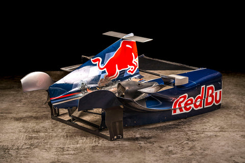 Race-used engine cover F1 RB1