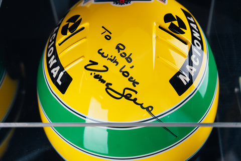 1109 - Ayrton Senna 1994 Official Bell Replica helmet signed