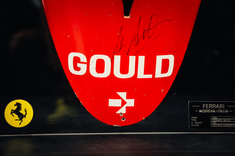 M. Alboreto signed Ferrari Nose