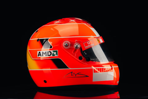 Michael Schumacher Signed replica Helmet