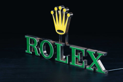 1065 - Rolex illumintaed Sign fron the 90