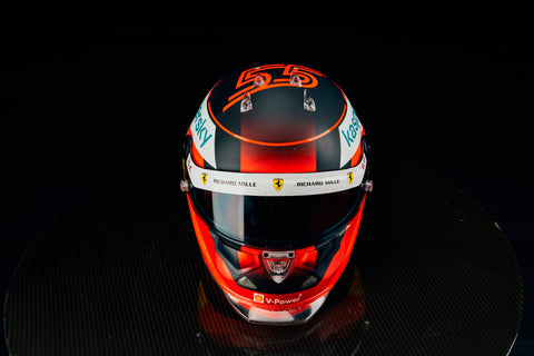 1037 - Carlos Sainz 2021 Ferrari Race Used Helmet