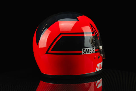 1022W - Gilles Villeneuve Replica Helmet Signed