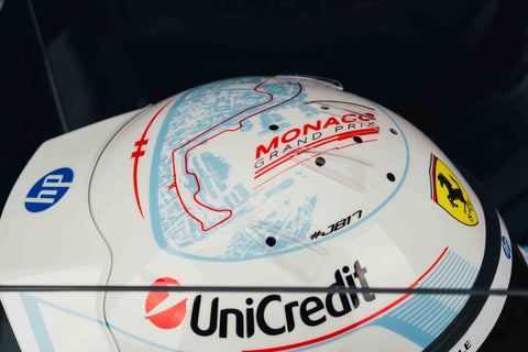 1068 - Charles Leclerc official Bell replica helmet miami 2025