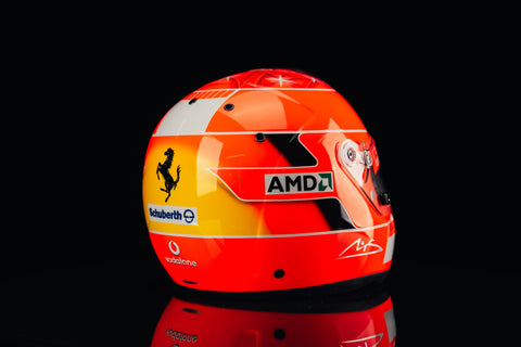 Michael Schumacher Signed replica Helmet