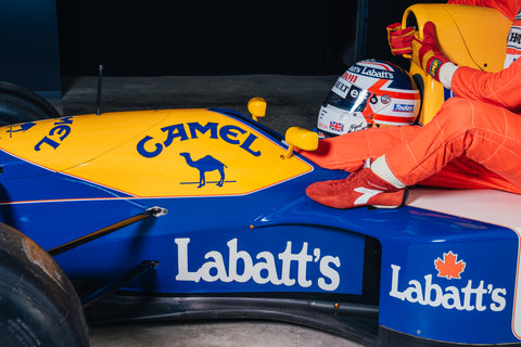 958 -WILLIAMS FW14 1991 NIGELE MANSELL WITH SENNA TAXI