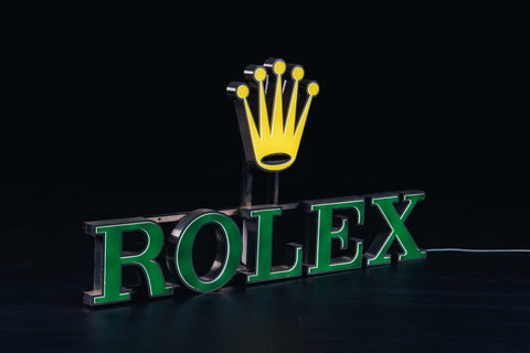 1065 - Rolex illumintaed Sign fron the 90