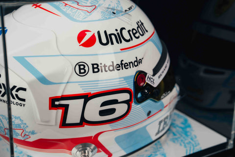 1068 - Charles Leclerc official Bell replica helmet miami 2025