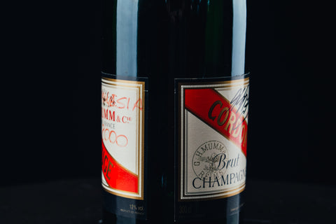 1051 - Mumm Podium Bottle Signed from Michael Schumacher