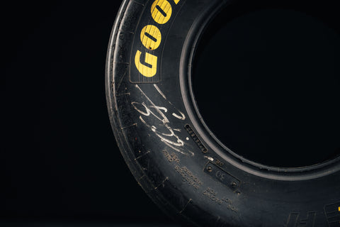 Michael Schumacher Signed Tyre