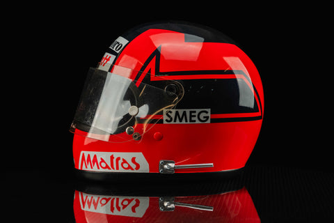 1022W - Gilles Villeneuve Replica Helmet Signed