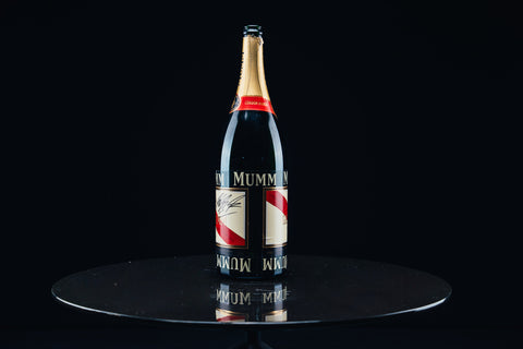 1053 - Mumm Podium Bottle Signed from Michael Schumacher