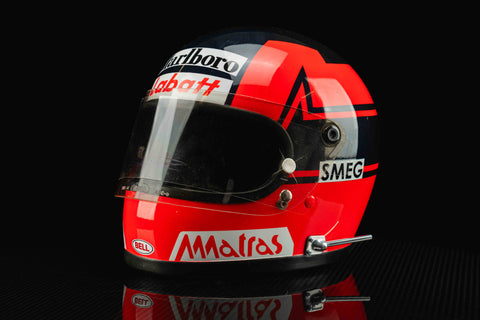 1022W - Gilles Villeneuve Replica Helmet Signed