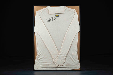 1126 - Ayrton Senna Signed Nomex