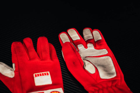Michael Schumacher signed gloves